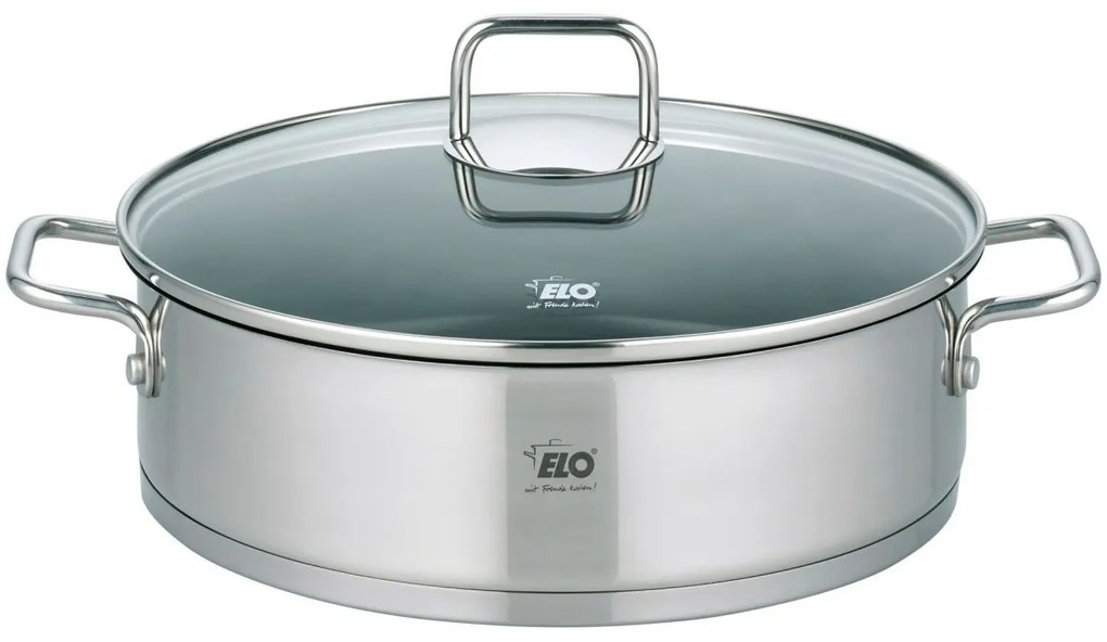 Elo 72438 Kastról z nehrdz. ocele so sklenenou pokrievkou Citrin 28 cm