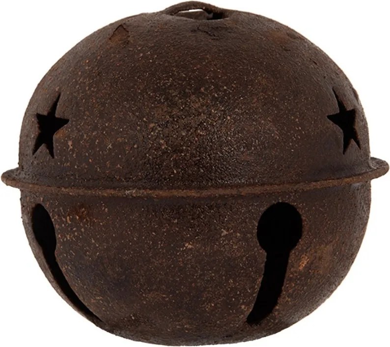 Christmas Ornament Bell ? 9x9 Cm Brown Metal - ? 9*9 cm