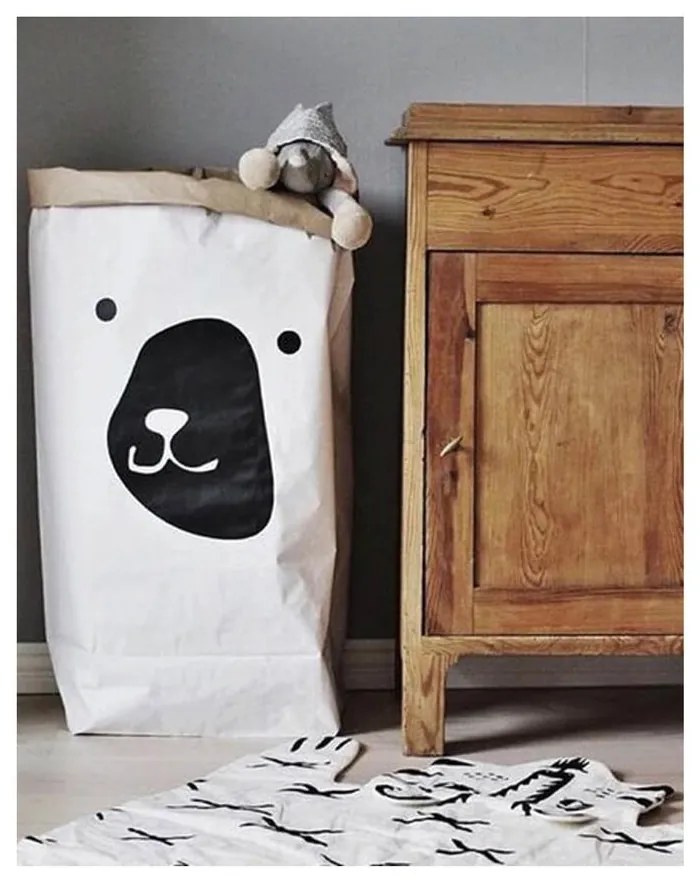 Papierový detský kôš na hračky – Mila Home
