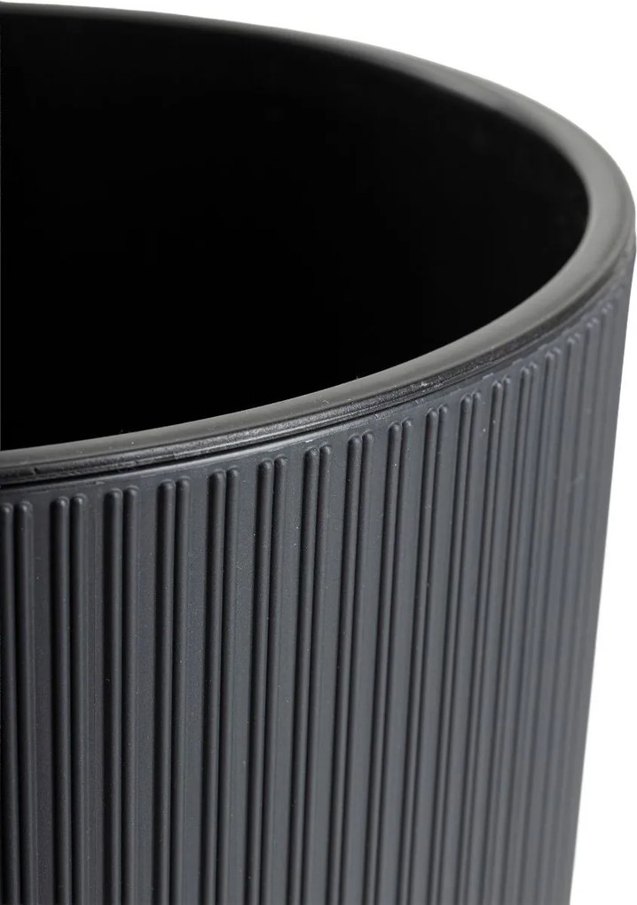 Plastový květináč URBANIKA ECO 57,1x29,5 cm antracitový