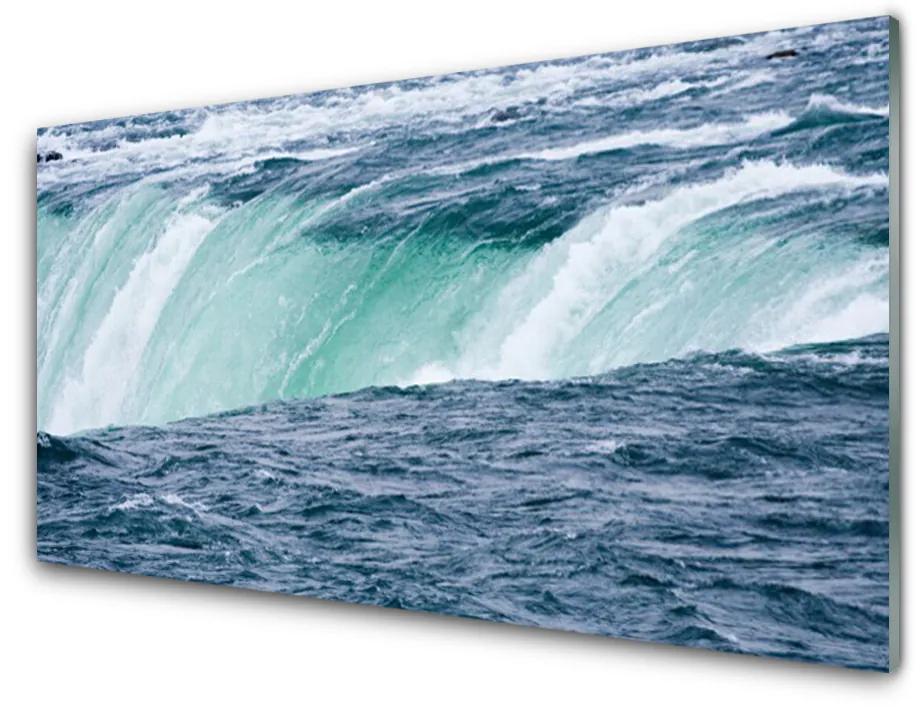 Skleneny obraz Vodopád príroda voda 100x50 cm