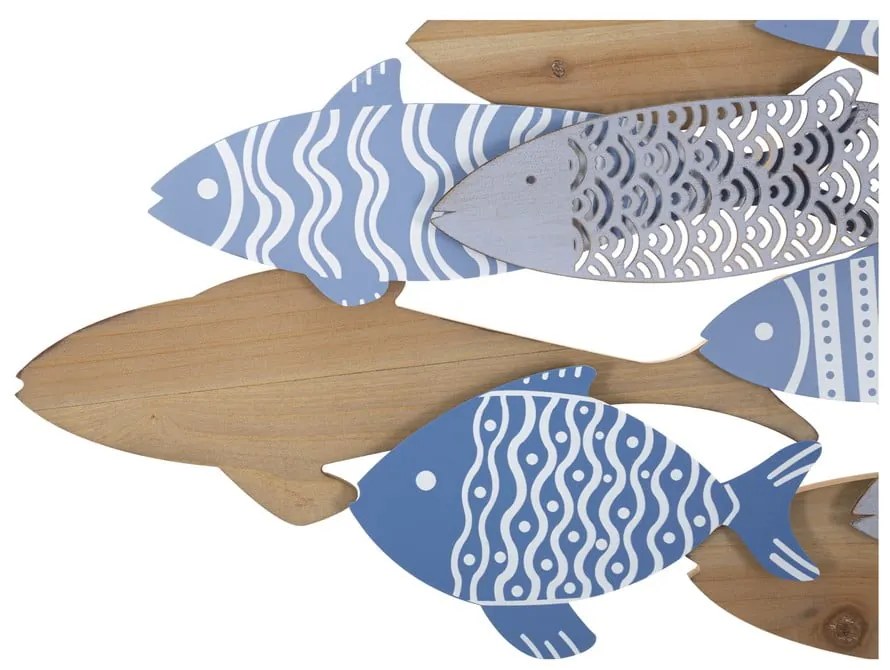 Kovová nástenná dekorácia 91x33,5 cm Fish – Mauro Ferretti