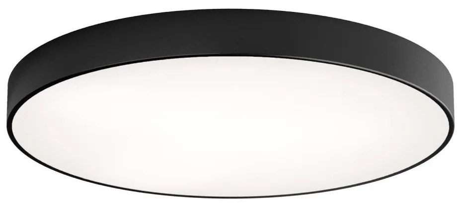 Stropné svietidlo so senzorom CLEO 6xE27/24W/230V pr. 80 cm čierna