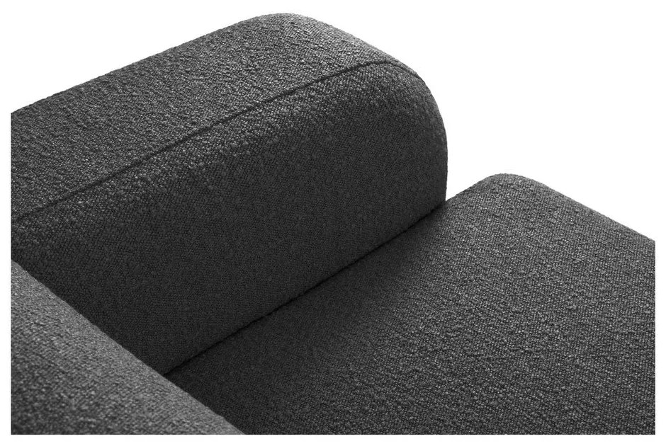 Tmavosivá pohovka z textílie bouclé 235 cm Molino – Micadoni Home