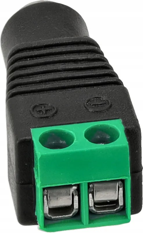 Sada konektorov DC 2,1 x 5,5 na pripojenie LED pásikov k napájaciemu zdroju