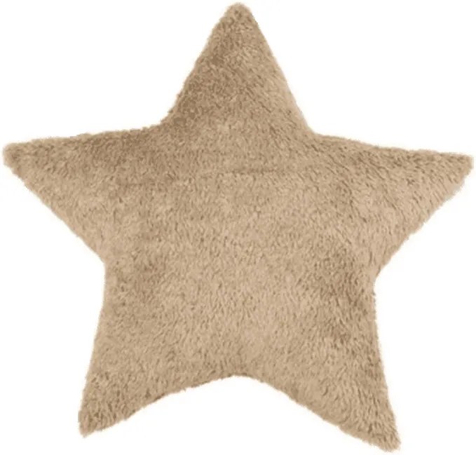 Mini Boho vankúš hviezda čokoládový 38 cm