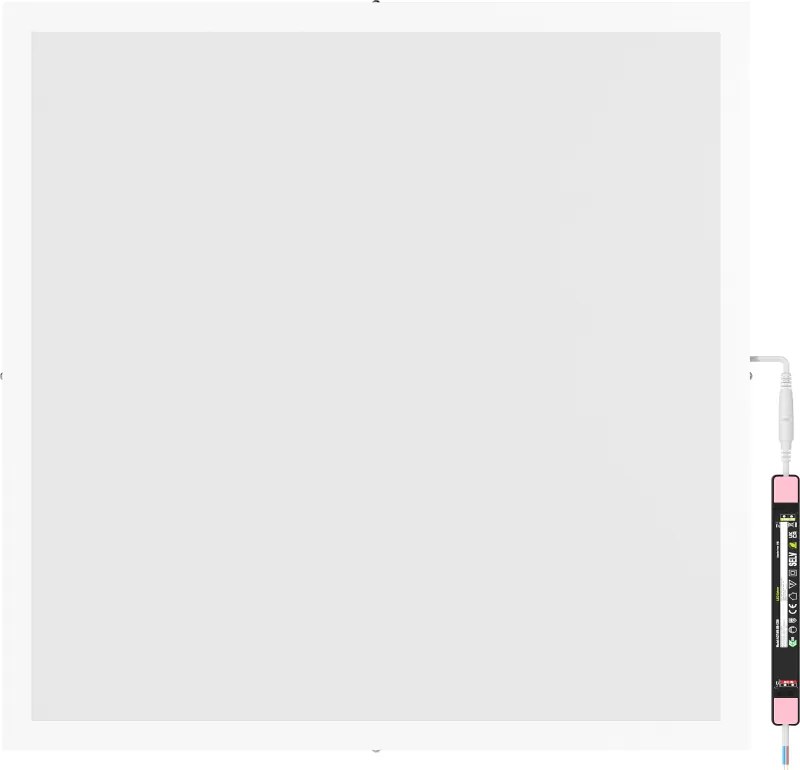 Mexen Brill-S, stropný LED panel 60×60 cm, 48 W, neutrálna biela 4000K, L206-060-060-4840-20