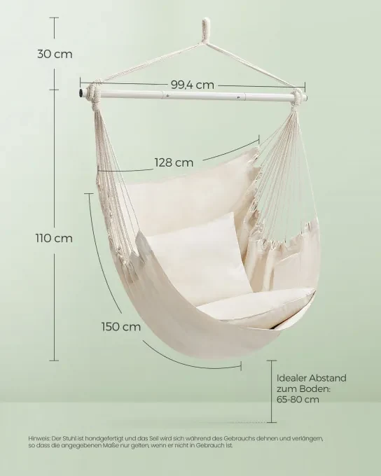 Závesné kreslo s vankúšmi GDC197M01