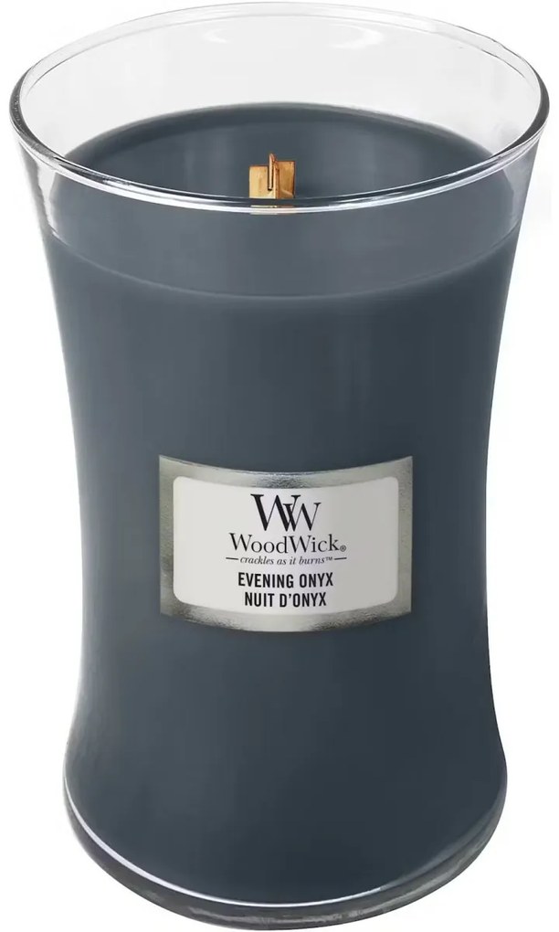 WoodWick vonná sviečka veľká váza Evening Onyx,609 g