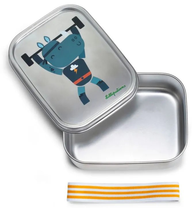 Lilliputiens - antikorový desiatový box - nosorožec Marius