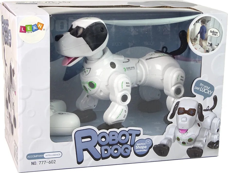 LEAN Toys Interaktívny psík – robot s diaľkovým ovládaním