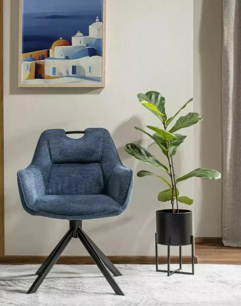 Stolička Remo Brego tmavomodrá