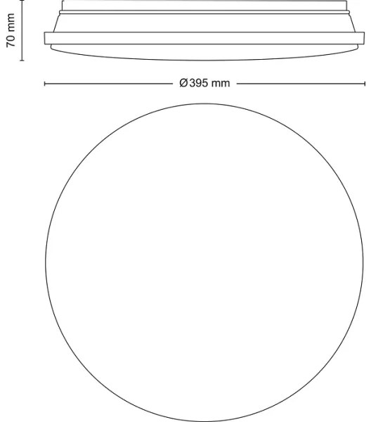 Philips - LED Stmievateľné stropné svietidlo WINCEL LED/24W/230V 2700-6500K + DO