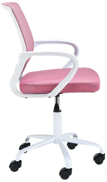 Kancelárska stolička FD-6 biela / ružová
