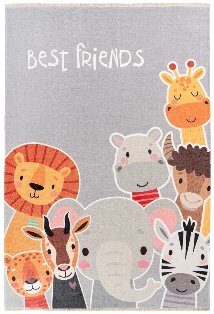 Obsession, Kusový koberec My Greta 606 friends, 115x170, viacfarebná, detská izba