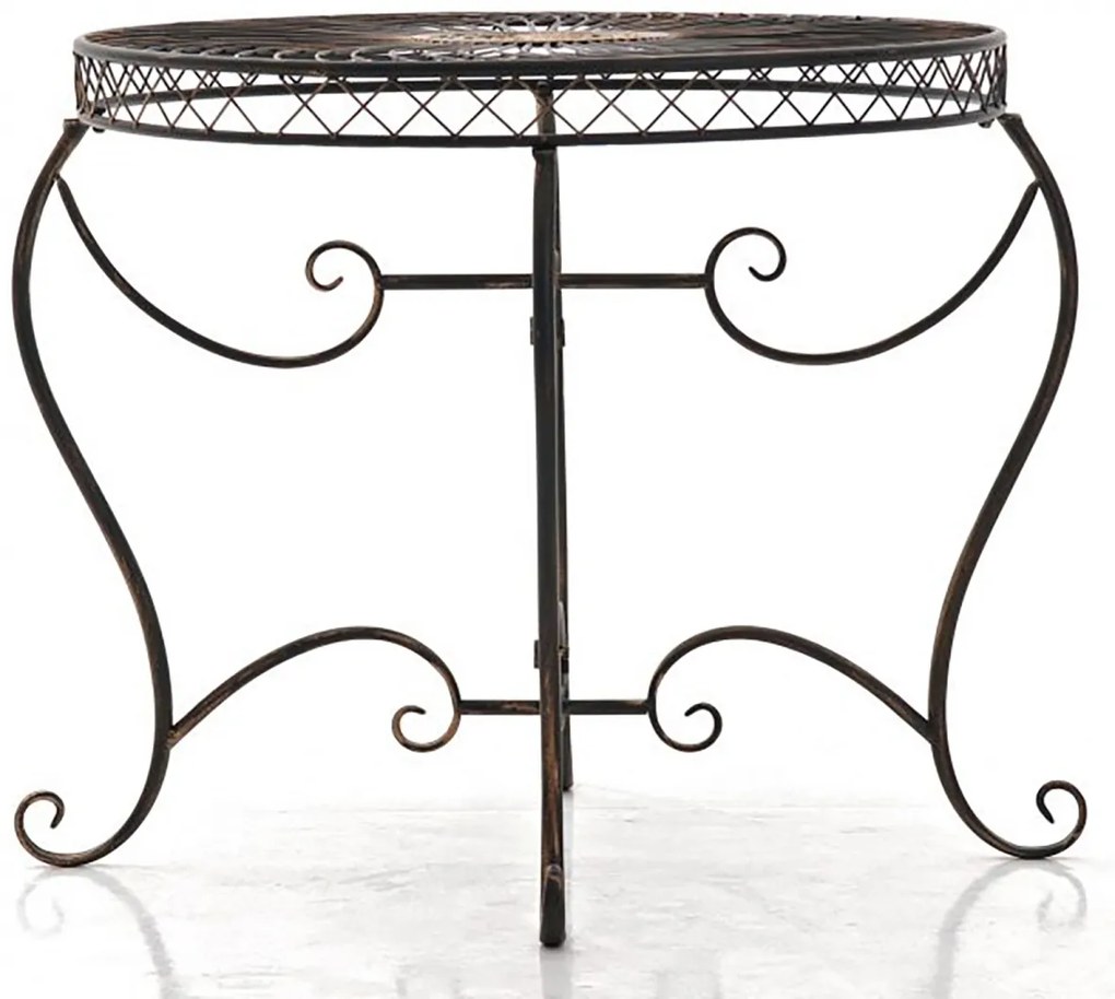 Kovový stôl Sheela - Bronzová