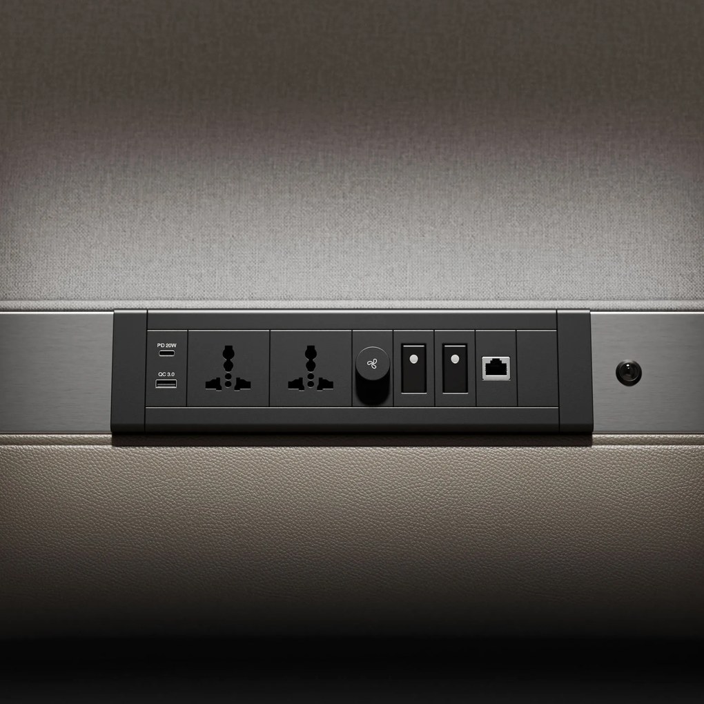 Akustická kancelárska kabína INBOX pre 4 osoby 2200 × 2200 × 1220 mm