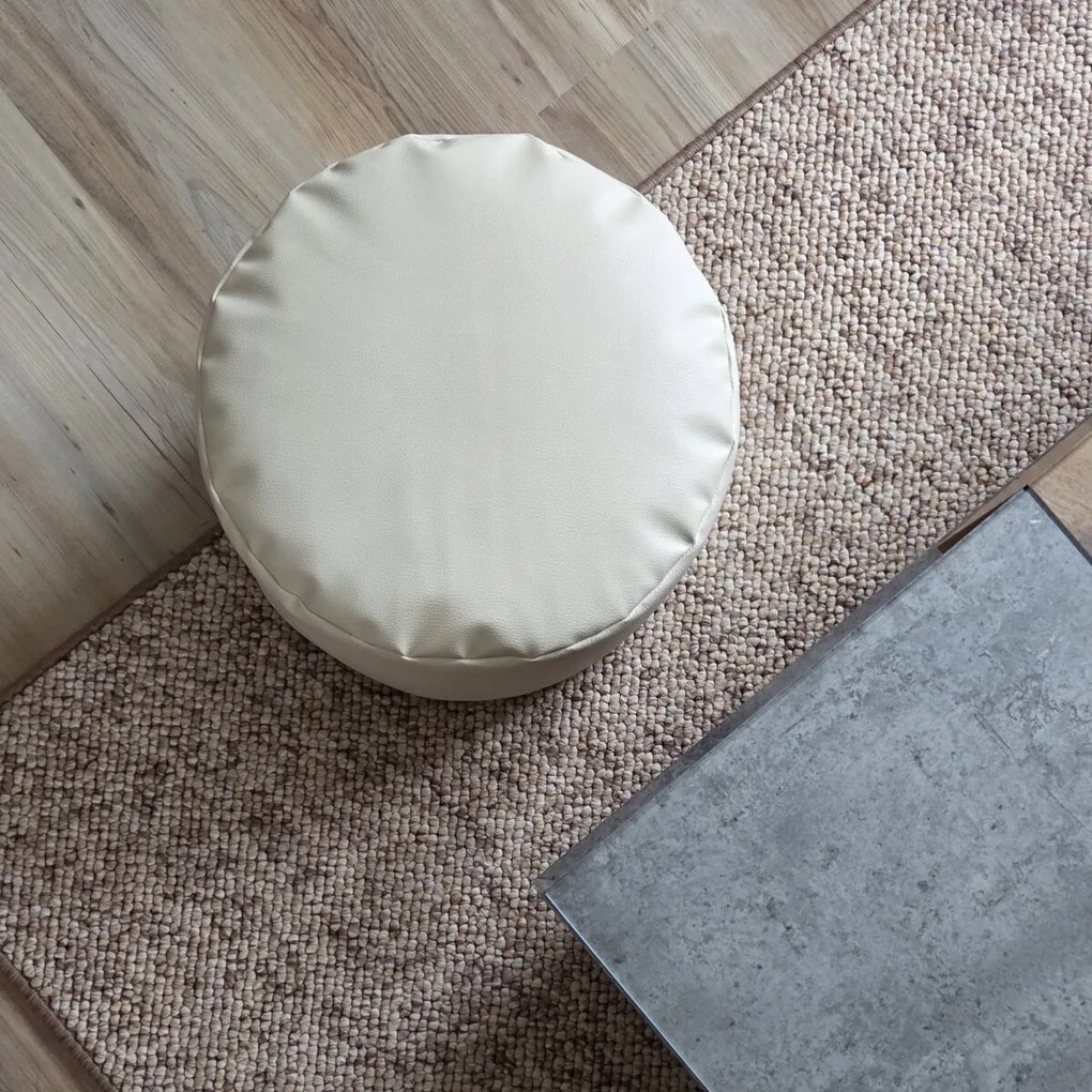 Sedací vak RELAX POUF beige - 25 x 45 cm cm Praktik home