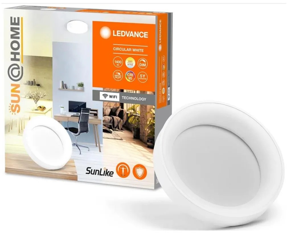 Ledvance-LED Stmievateľné stropné svietidlo SUN@HOME CIRCULAR LED/18,5W/230V Wi-Fi