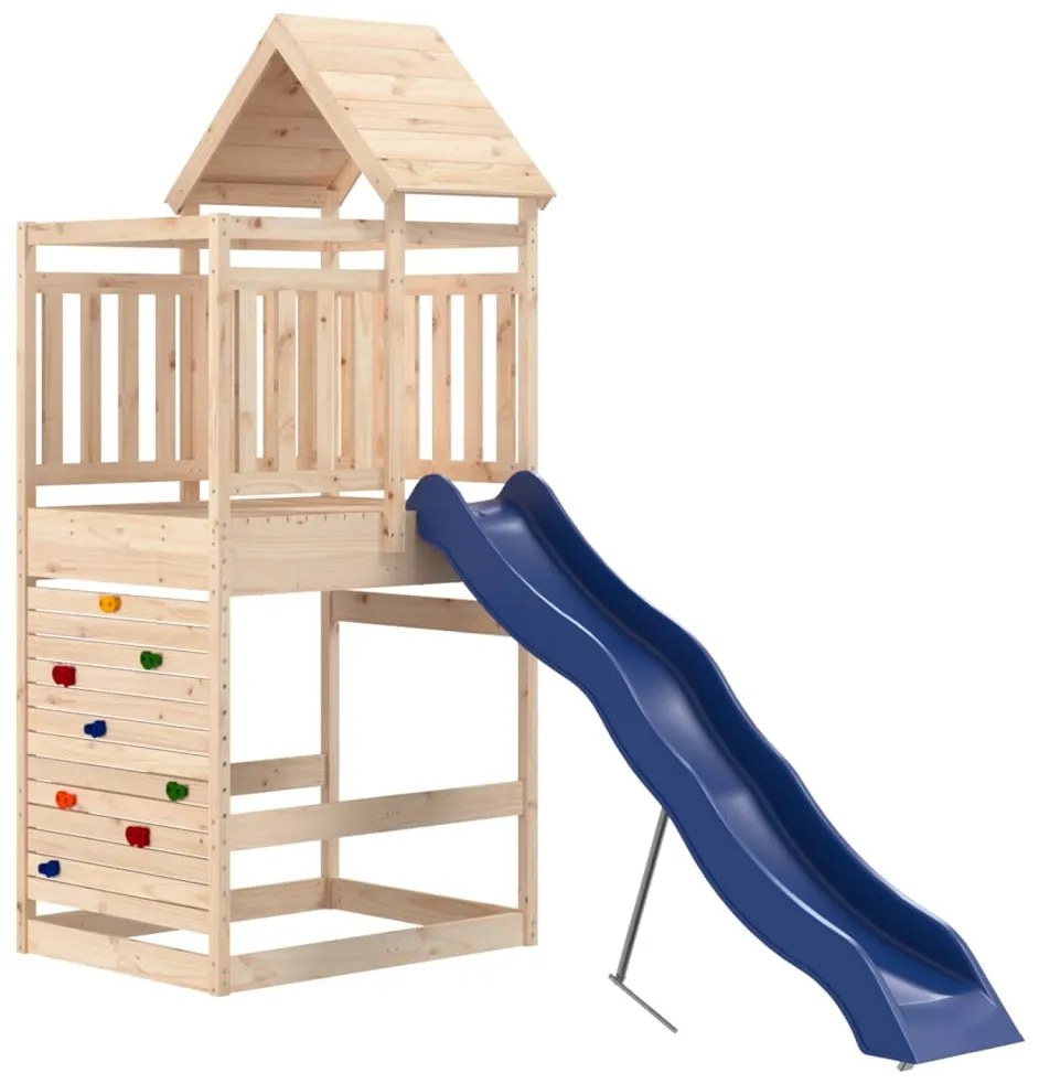 Vonkajšia súprava na hranie masívna borovica