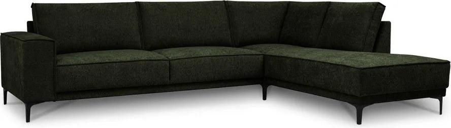 Zelená ženilková rohová pohovka (pravý roh/do L) Copenhagen – Scandic