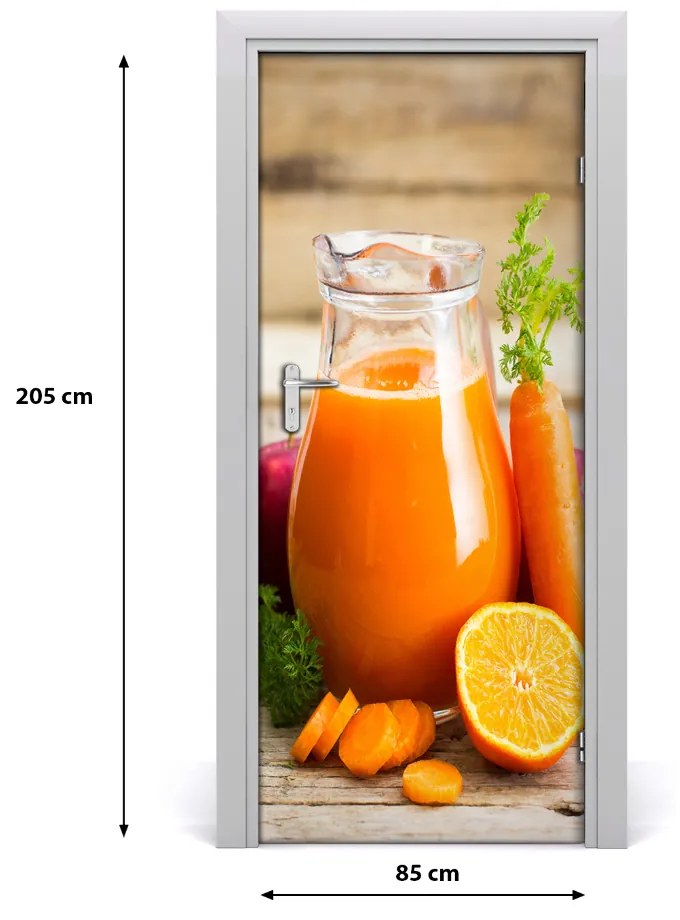 Fototapeta na dvere samolepiace ovocný džús 85x205 cm