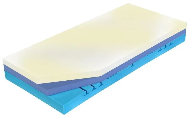 Curem CUREM C3000 HY 22 cm - pohodlný pevný matrac s lenivou penou 140 x 200 cm, snímateľný poťah
