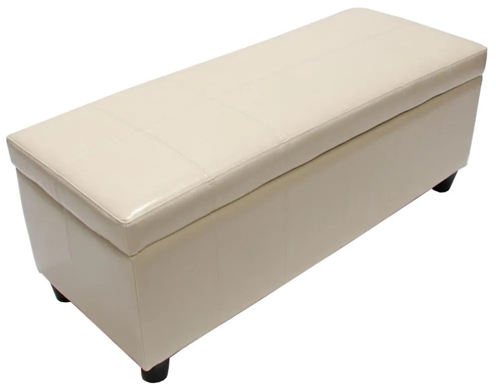 Skladovacia lavica Krien 112 x 45 x 45cm - Krémová