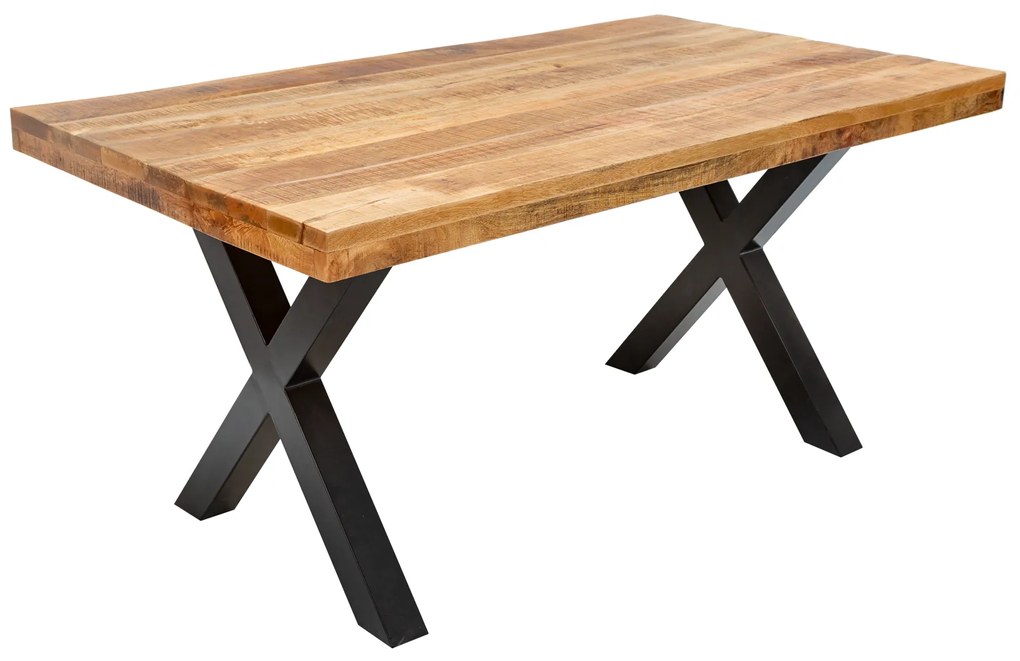 Jedálenský stôl Iron Craft 160cm mango natural 70mm