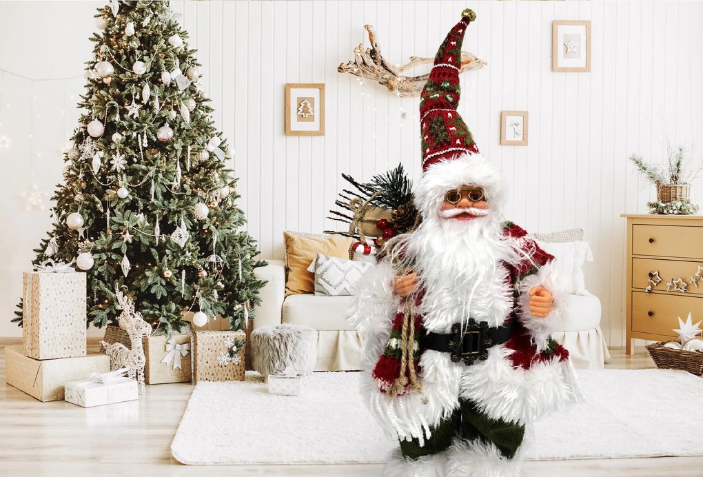 Tutumi, vianočný Santa Claus 44cm KL-21X38A, viacfarebné, CHR-06978