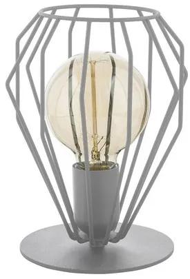 TK-LIGHTING Stolná lampa v škandinávskom štýle BRYLANT, 1xE27, 60W, šedá