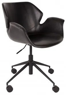Kancelářská židle NIKKI ALL BLACK Zuiver 1300004