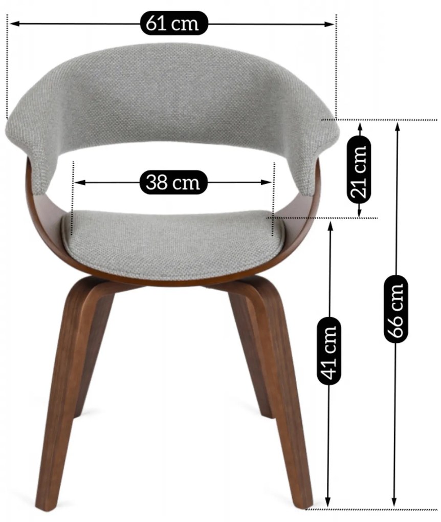 PROXIMA.store - Čalúnená stolička GARY FARBA: zelená