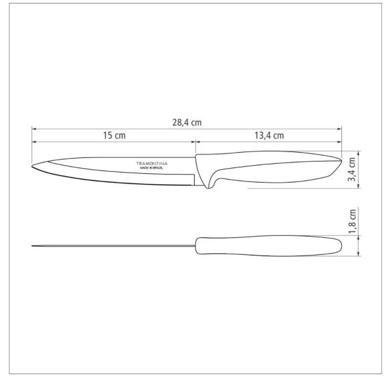Praktický kuchynský nôž Tramontina Plenus - 15cm
