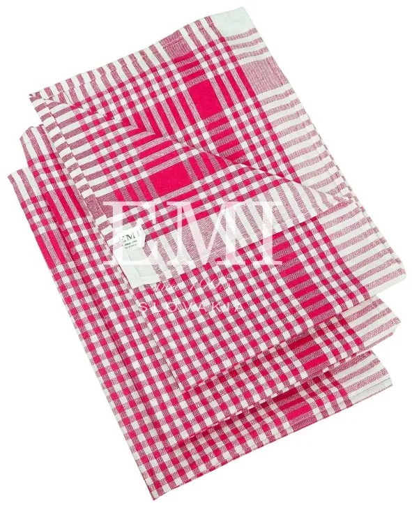 Utierky na riad ružové set 3 ks EMI