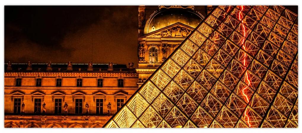 Obraz Louvre v Paríži (120x50 cm)