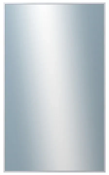DANTIK - Zrkadlo v rámu, rozmer s rámom 60x100 cm z lišty Hliník strieborná (7003004)