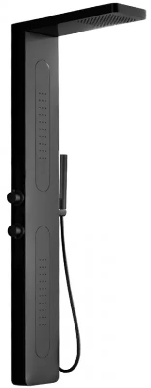 Mexen Mano, sprchový panel, čierna, 7609-02-70