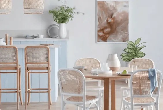 Drevená barová stolička Viki light