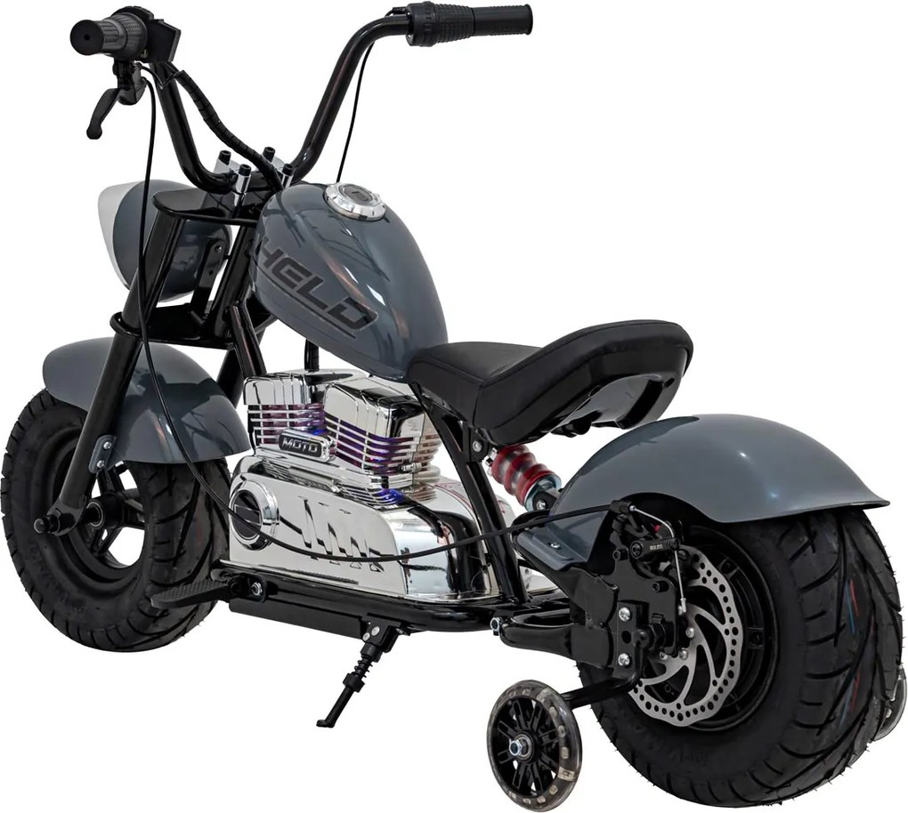 Ramiz Motocykel Chopper Warrior Sivá