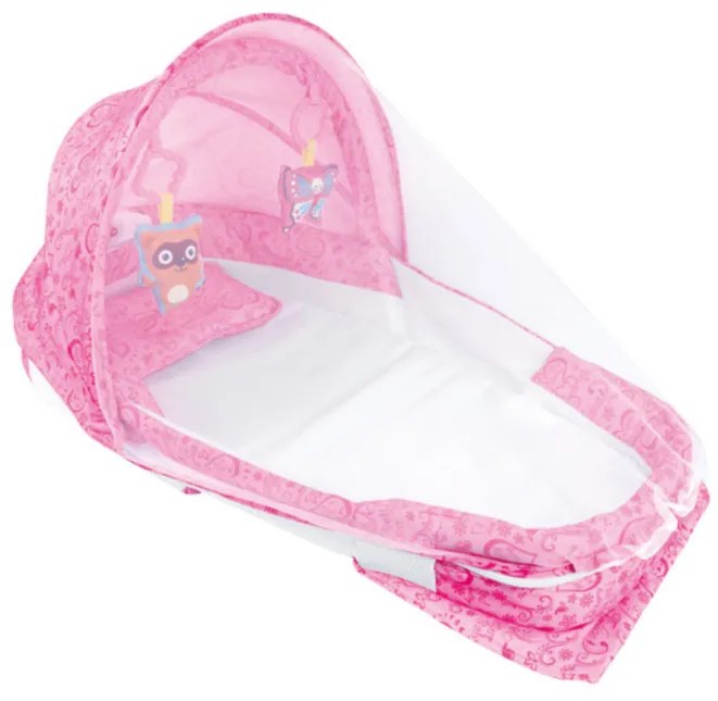 Hniezdo pre bábätko ružové Kid ibaby