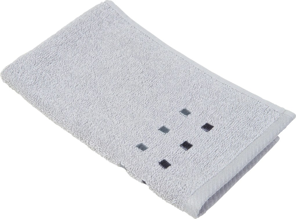 XXXLutz UTERÁK PRE HOSTÍ, 30/50 cm, strieborná Esposa - Kúpeľňový textil - 004893002819