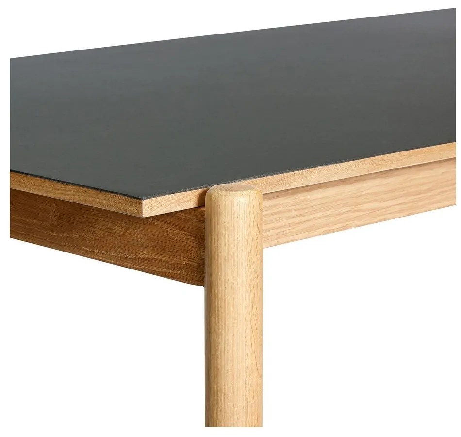 Jedálenský stôl z dubového dreva 107x190 cm Oblique – Hübsch