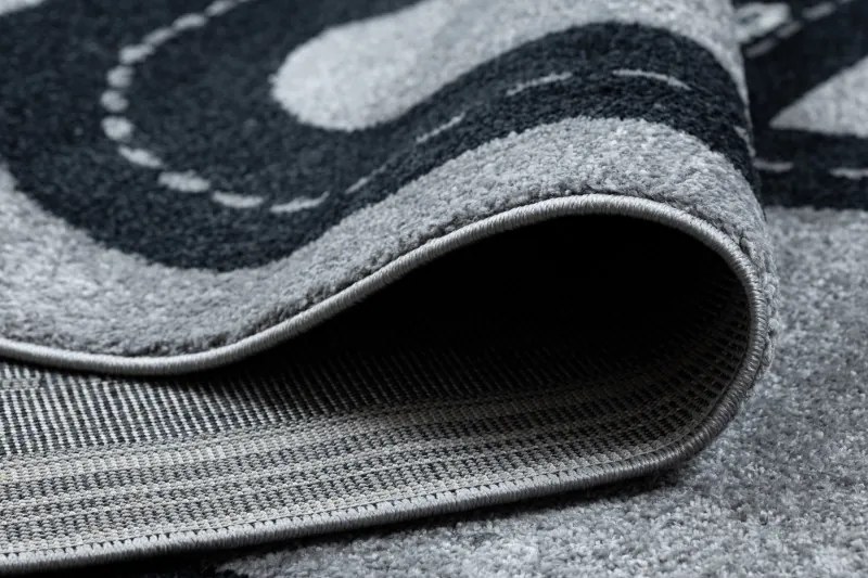 Detský kusový koberec Fun Track grey, 180x270, šedá, detská izba, Dywany Łuszczów