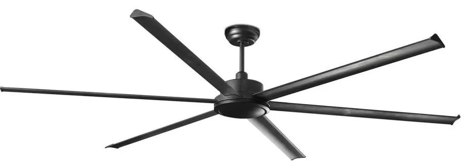 FARO 34207 - Stropný ventilátor ROTTERDAM XXL čierna pr.250 cm + diaľkové ovládanie