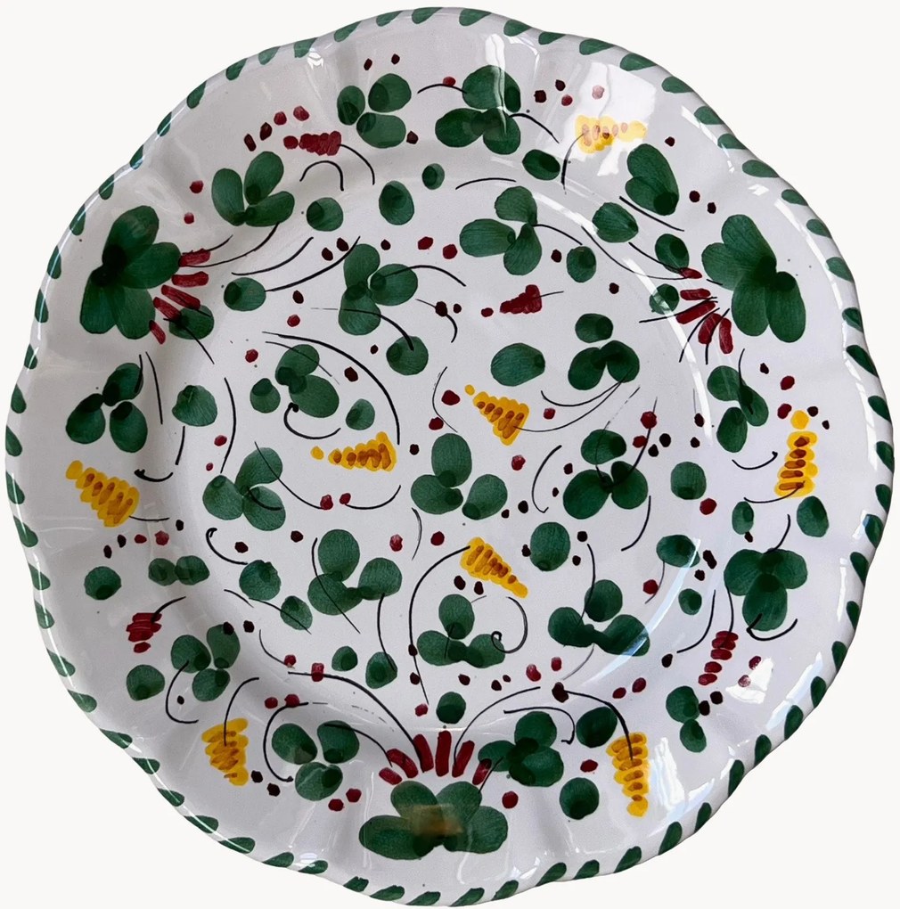 Ručne vyrobený plytký tanier Toscana