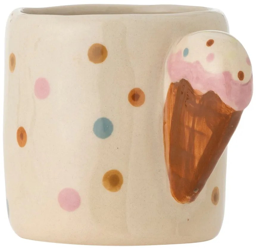 Béžový keramický detský hrnček 255 ml Creamy – Bloomingville Mini