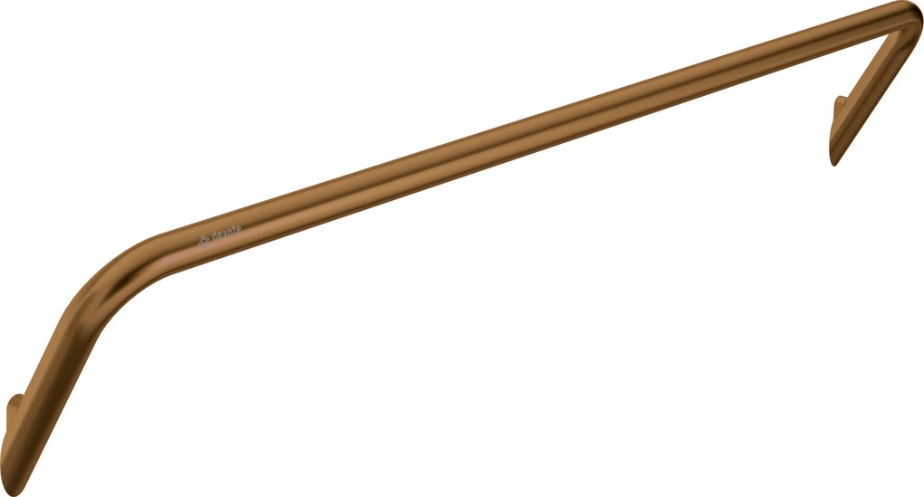 Deante Silia, nástenný vešiak na uteráky, brúsený bronz, DEA-ADI_C621