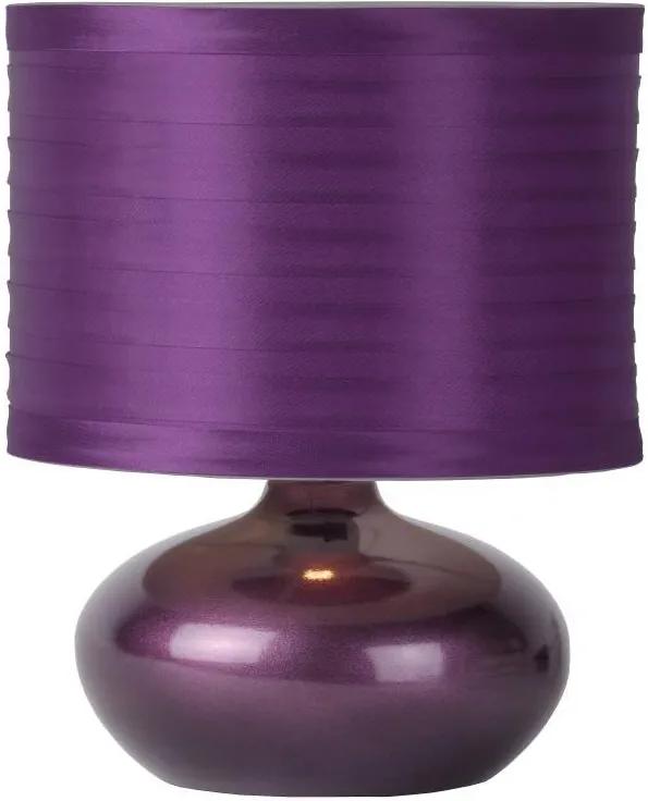 Lucide Lucide 14559/81/39 - Stolná lampa TINA 1xE14/40W/230V fialová LC0021