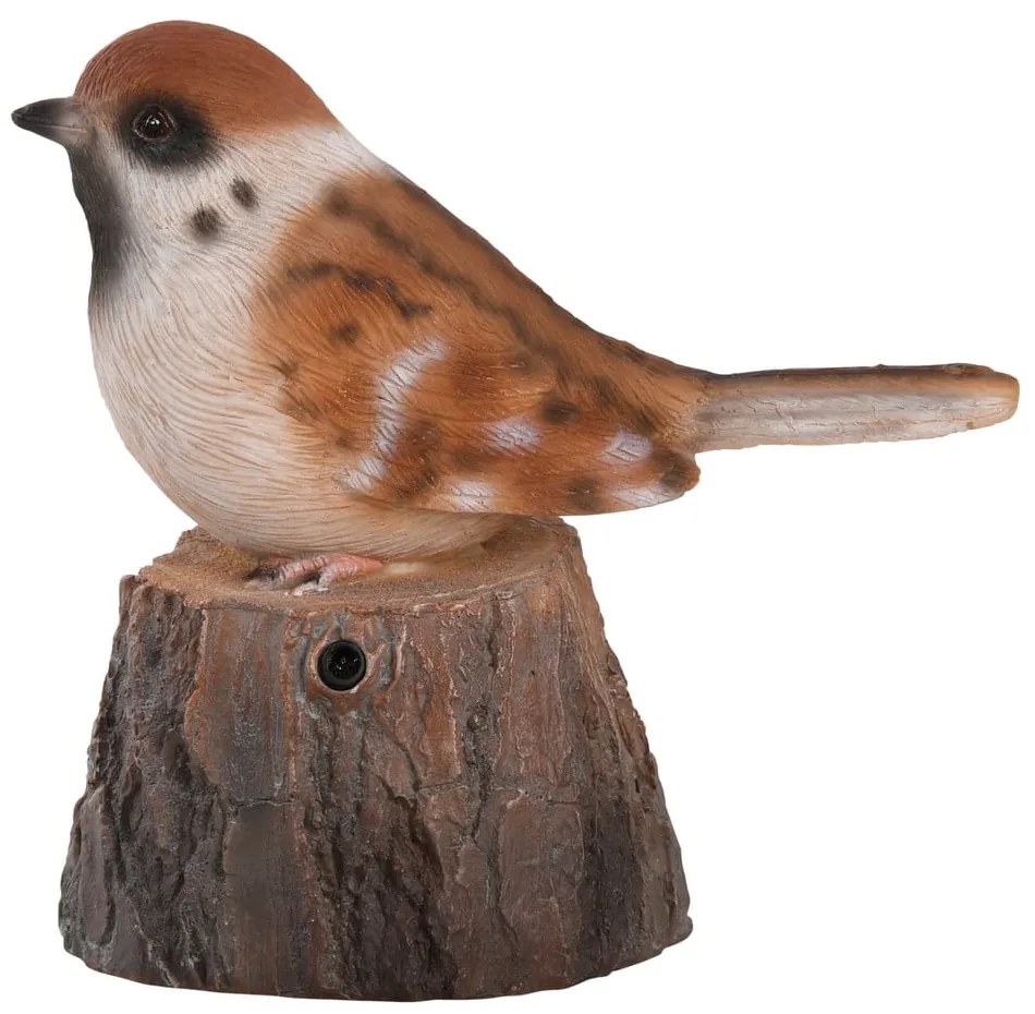 Polyresinová záhradná soška spievajúci vtáčik – Esschert Design